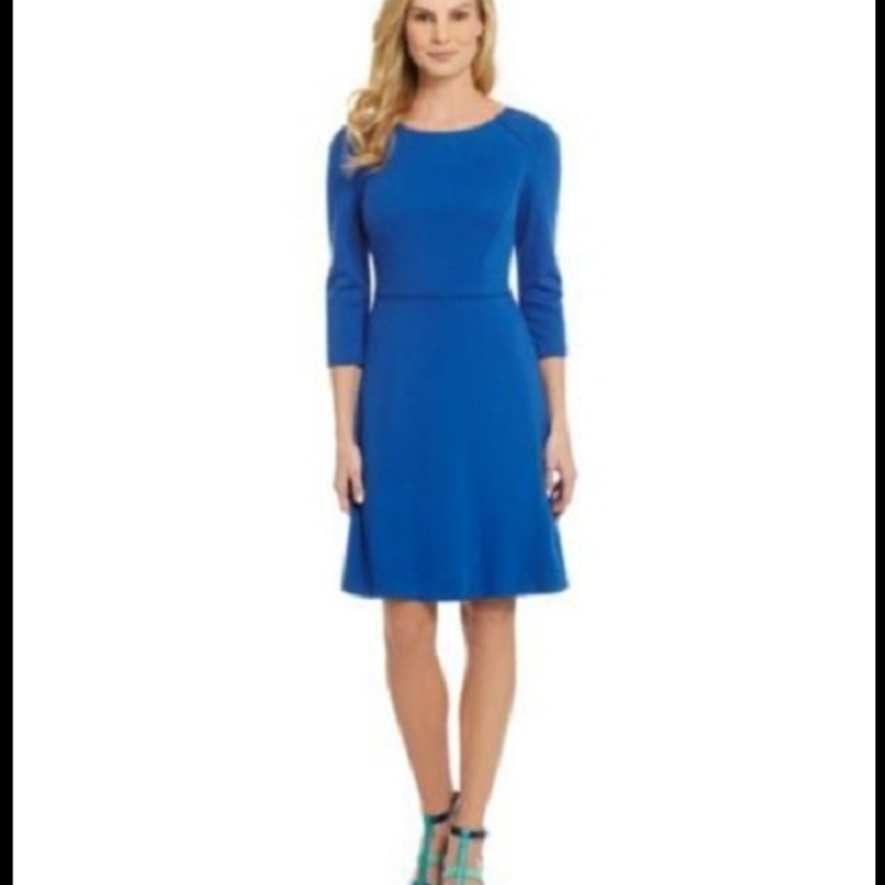 ANTONIO MELANI Royal Blue Long Sleeve Dress Size 2